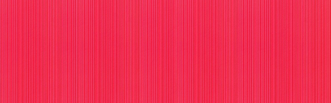 Panorama of Fabric image of red curtains With fine lines texture and seamless background