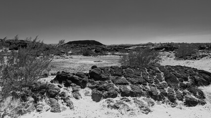 Desert volcano