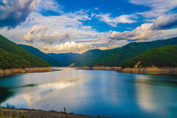 Fototapeta premium Reservoir in Chile.