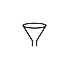 Funnel icon design template vector isolated