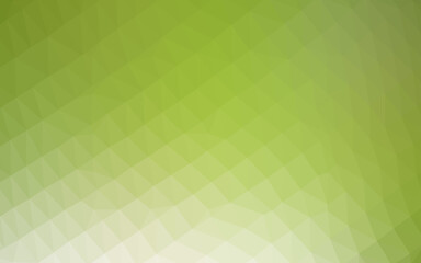 Light Green vector low poly layout.