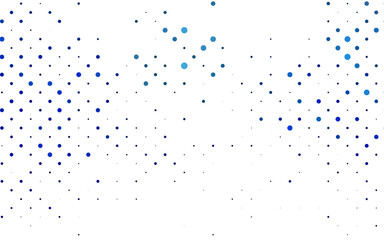 Light BLUE vector cover with spots.