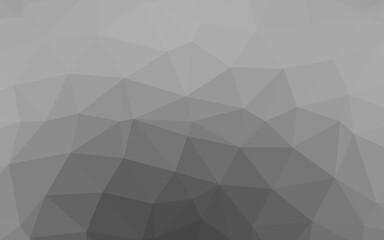Light Silver, Gray vector blurry triangle texture.