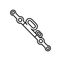 navratri saraswati style line icon