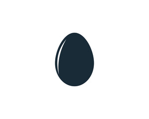 Egg Icon Vector Logo Template Illustration Design