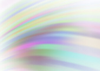 Light Silver, Gray vector pattern with curved circles.