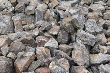 Rocks or gravel.