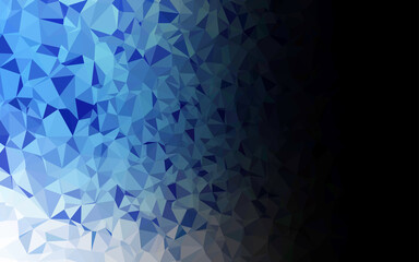 Light BLUE vector polygonal background.