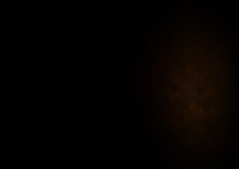 Dark Black vector template with crystals, rectangles.