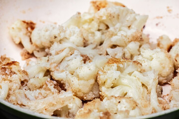 Cauliflower in breadcrumbs
