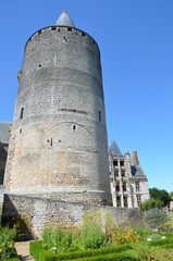 Fototapeta na wymiar Château de châteaudun - Donjon
