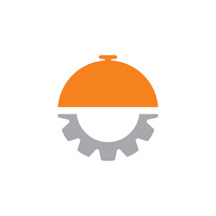 restaurant gear logo , tech cook logo