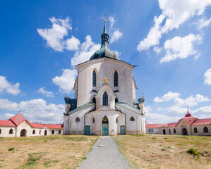 Pilgrimage Church of Saint John of Nepomuk at Zelena Hora, Chechia