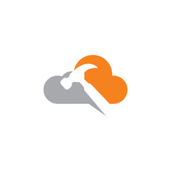 cloud service logo , cloud repair logo