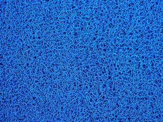 Fototapeta na wymiar blue doormat texture background wallpaper.