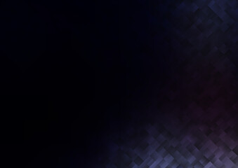 Obraz premium Dark BLUE vector pattern in square style.