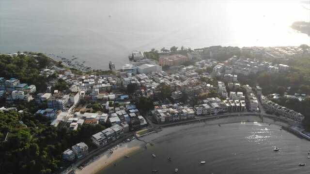 hong kong outlying island peng chau aerial view