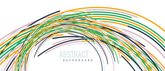 Аbstract moving colorful lines vector backgrounds for cover, placard, poster, banner or flyer