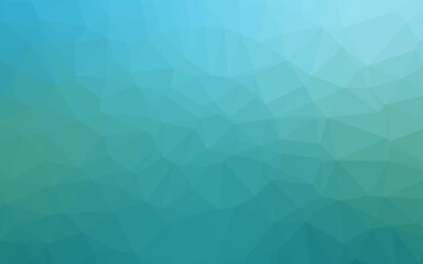 Obraz premium Light BLUE vector shining triangular template.