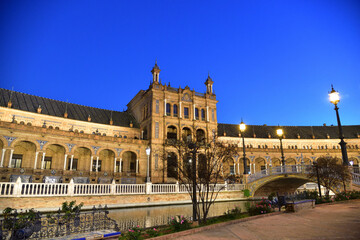 Plaza de Espana in Seville, Spain