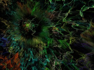 Imaginatory fractal background Image