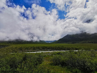 Valleys of the Altai mountains