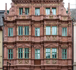 Fototapeta na wymiar house facade in Heidelberg