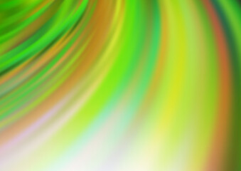 Fototapeta premium Light Green vector template with bent ribbons.