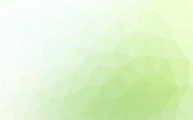 Light Green vector low poly layout.