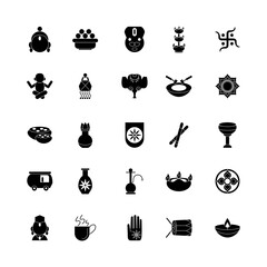 twenty five navratri silhouette style icon