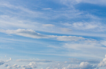 clouds over blue sky
