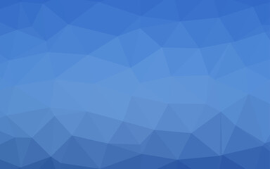 Light BLUE vector shining triangular pattern.