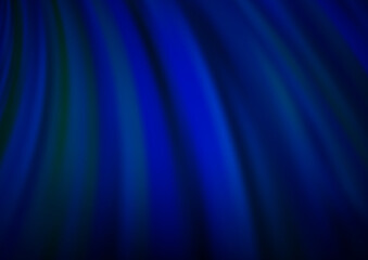 Dark BLUE vector pattern with bubble shapes.