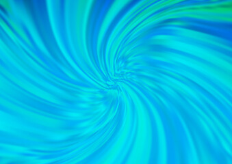 Light BLUE vector background with liquid shapes.