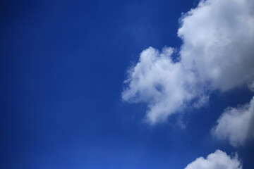 blue sky with cloud