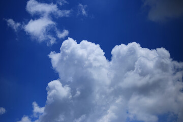 blue sky with cloud