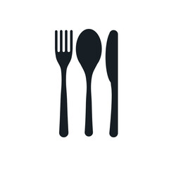 fork and spoon icon - 01