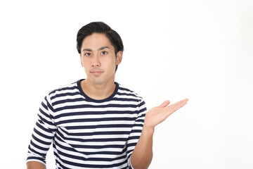 Fototapeta premium 案内する男性