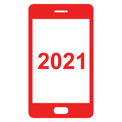 Jahr 2021 und Smartphone