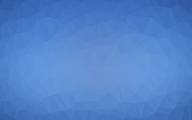 Light BLUE vector polygonal template.