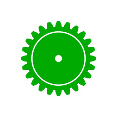 Zahnrad und Hintergrund