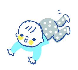 ハイハイする赤ちゃん