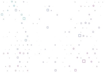 Light Multicolor, Rainbow vector cover with circles, cubes.