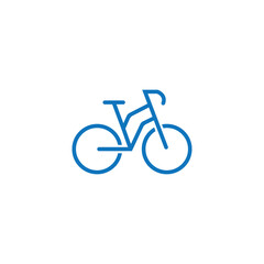 Fototapeta premium Bicycle Icon Vector Design Template