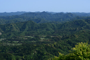 Naklejka premium 鹿野山からの景色