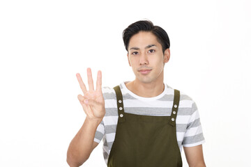 笑顔のウェイター
