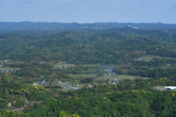 Fototapeta na wymiar 鹿野山からの景色