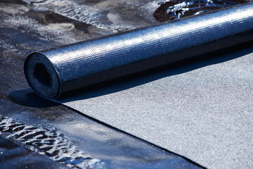 One roll of roofing material