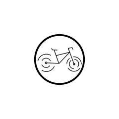 Bicycle Icon Vector Design  Template