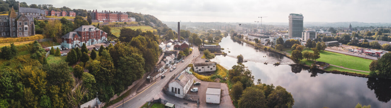 Cork City On The Banks Of The River Lee, Ireland.